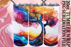 Radiant Spring Blossom Watercolor Tumbler Product Image 1