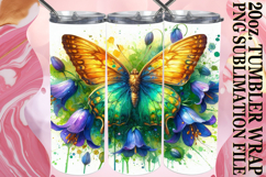 SERENE ESCAPES 20oz TUMBLER WRAP, Butterfly Product Image 1