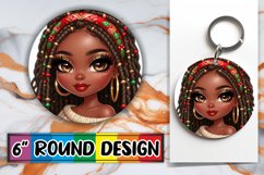 Joyful Ornaments Round Style PNG, Love Girl Product Image 1