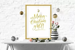 Merry Christmas Yall SVG DXF PNG EPS Product Image 2