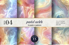 Pastel Smoke Swirl Pattern | Dreamy Abstract Background Product Image 1