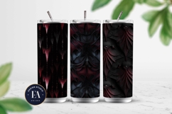 Vampire Fangs Pattern, Dark Gothic Teeth Digital Paper Product Image 2