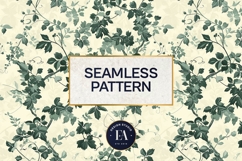 Ivy Floral Pattern | Vintage Botanical Leaf Texture Product Image 3