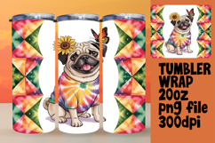 LUXURIOUS 20oz Tumbler Artwork , Cute Dog Product Image 1