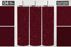 Maroon Glitter Tumbler Wrap| Tumbler Sublimation Product Image 1
