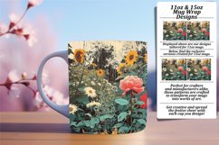 Spring Blossom Bouquet Mug Sublimation Design 11oz Product Image 1