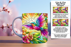 Chic 15oz Mug Wrap Png Design , Animals Product Image 1