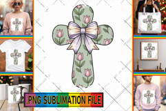 RADIANT TSHIRT Art Ideas, Cross and Bow Product Image 1