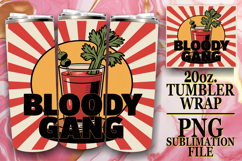 Sweet Sublimation 20oz tumbler wrap, Retro Food Product Image 1