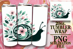 Joyful Hearts 20oz tumbler wrap, Flower Animals Product Image 1