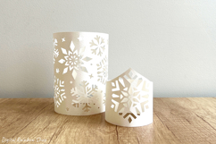 Christmas lantern svg bundle, paper snowflake template Product Image 2