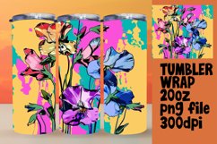 Eye-catching Flower Pattern Tumbler Designs Product Image 1