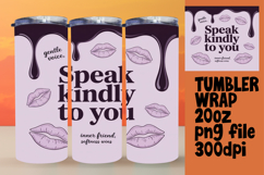 CUSTOM 20oz Tumbler Artwork for DIY Projects , Girl Quote Product Image 1