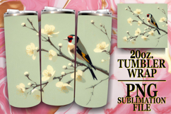 Cozy moments 20oz tumbler wrap, Birds Product Image 1