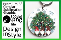 Lovely Round Design Coaster Artwork , Gnomes Product Image 1