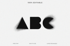 abc blurry text effect Product Image 1