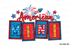 American Mini Svg | 4th of July Svg | Svg Cut File Product Image 1