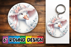 Cheerful Ornaments Circle Design, Goose Product Image 1