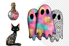 Coquette Sparkly Halloween Clipart Product Image 1