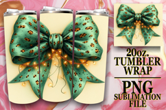 LUMINOUS ADVENTURES 20oz TUMBLER WRAP, Christmas Product Image 1