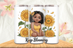 Black Girl Magic Black Woman Positive mind 20oz Tumbler wrap Product Image 1
