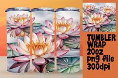 EXTRAORDINARY 20oz Tumbler Graphic , Flowers Product Image 1