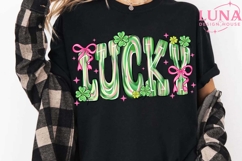 Lucky Shamrock Png, Blessed Vibes Png Product Image 4