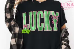 Lucky Varsity PNG St Patrick’s Day Png Product Image 1