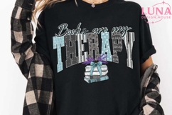 Book Are My Therapy Png, Flower Book Png, Book Png Design Product Image 6