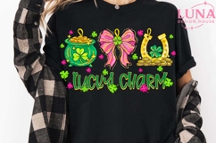 Lucky Charm Png, Blessed Vibes Png, Not Lucky Simply Blessed Product Image 3
