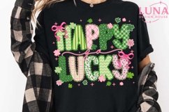 Happy Go Lucky Png,Preppy St Patrick's Love PNG Product Image 2
