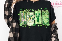 Lucky Shamrock Png, Blessed Vibes Png, Not Lucky Simply Png Product Image 1