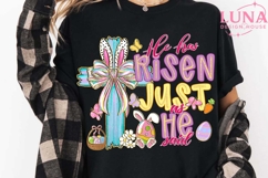 He Has Risen Just As He Said Luke 24-6 Png, Easter Christian Product Image 4