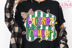 Glitter Laissez Les Bon Temps Rouler png, Coquette Mardi Png Product Image 4