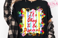 It's Okay To Be Different Png, Autism Accept Understand Love Product Image 1