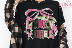 Lucky Png, St Patricks Day Png, Lucky Vibes Png, Shamrock Product Image 4