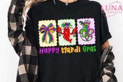 Happy Mardi Gras png, Coquette Mardi gras png, Mardi Gras Product Image 4