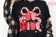 Be Mine Png, Valentine's Day Png, Coquette Bow Png, Preppy Product Image 6
