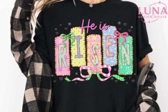 He Is Risen Easter png, Christian Easter Design, Religious Product Image 3