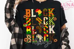 Black History Month PNG, My History Is Strong, Afro American Product Image 3