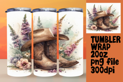 GLAMOROUS 20oz Tumbler PNG Design , Western Product Image 1