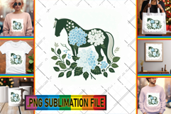 Radiant TSHIRT Gift Ideas PNG, Flower Animals Product Image 1