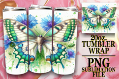 ENCHANTING HORIZONS 20oz TUMBLER WRAP, Butterfly Product Image 1