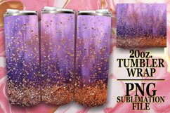 Shiny Leopard Print Tumbler Design: Sublimation - 20oz Product Image 1