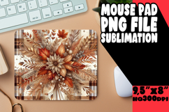 Radiant Mouse Pad Designs PNG, Autumn Flower Product Image 1