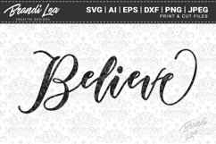 Believe SVG Cutting Files Product Image 1
