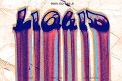 Melting Liquid Text Effect Photoshop Template Product Image 1