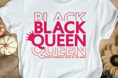 Black Queen SVG PNG EPS DXF Black Woman SVG BLACK GIRL MAGIC Product Image 8
