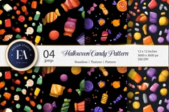 Candy Treats Pattern Seamless Tileable Digital Paper Product Image 1
