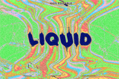 Liquid Melted Text Effect Photoshop Template Product Image 1